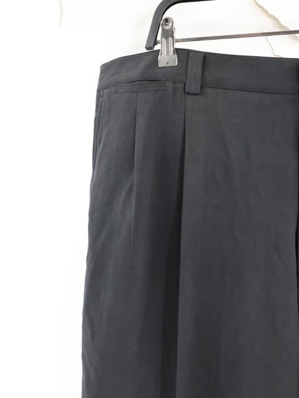 NWT Tommy Bahama Pants Mens 42 L34 Silk Pleated herringbone High Rise Black - Picture 2 of 11
